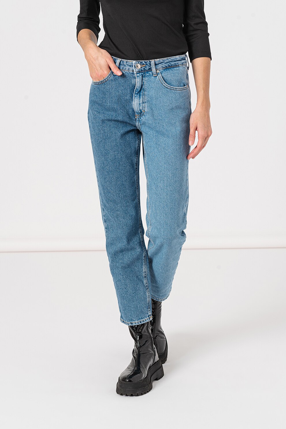 Only, Blugi drepti Fine Life, Albastru deschis