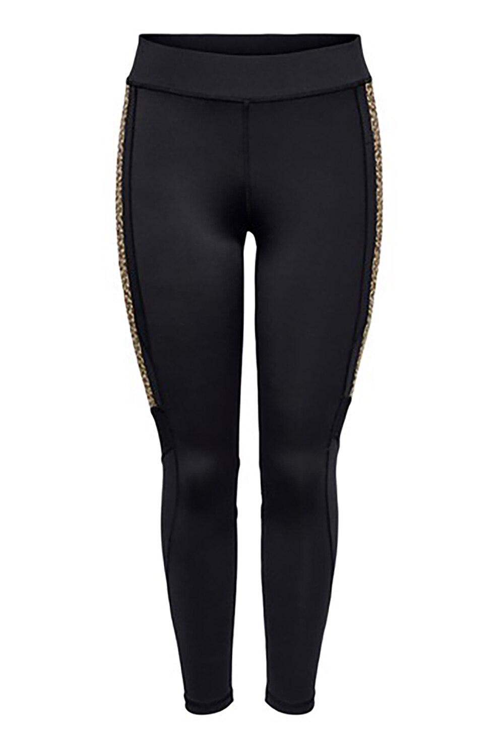 Only Play, Colanti cu animal print, Negru