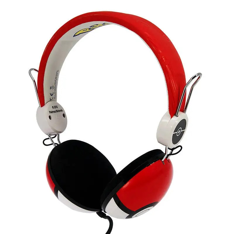 Casti Audio pentru copii OTL Technologies Pokeball Tween, rosii/alb