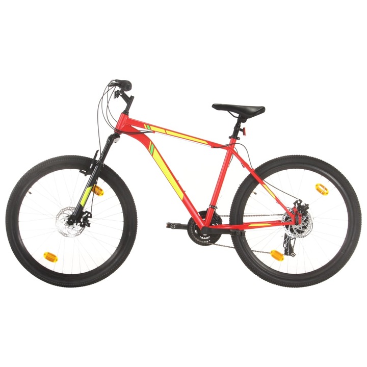 vidaXL 21 sebességes piros mountain bike 27,5 hüvelykes kerékkel 42 cm 3067217