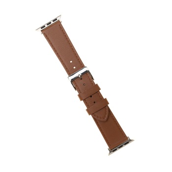 Curea piele naturala FIXED Leather Strap pentru Apple Watch 42mm/44mm/45mm, Maro Curea piele naturala FIXED Leather Strap pentru Apple Watch 42mm/44mm/45mm, Maro