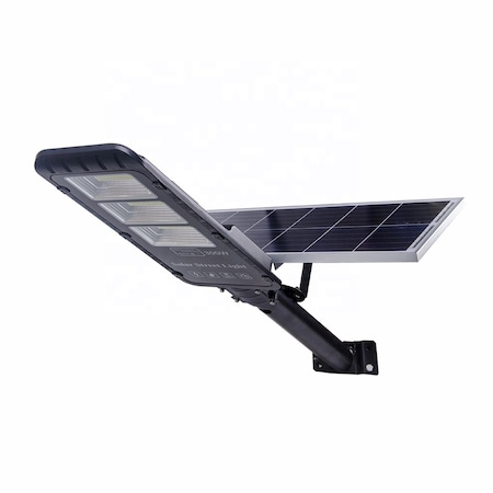 Lampa solara stradala Zolia™ de 300W, 684 LED SMD, cu senzor de miscare si lumina, panou solar 30W 60x35 cm,brat montare si telecomanda cu functii multiple