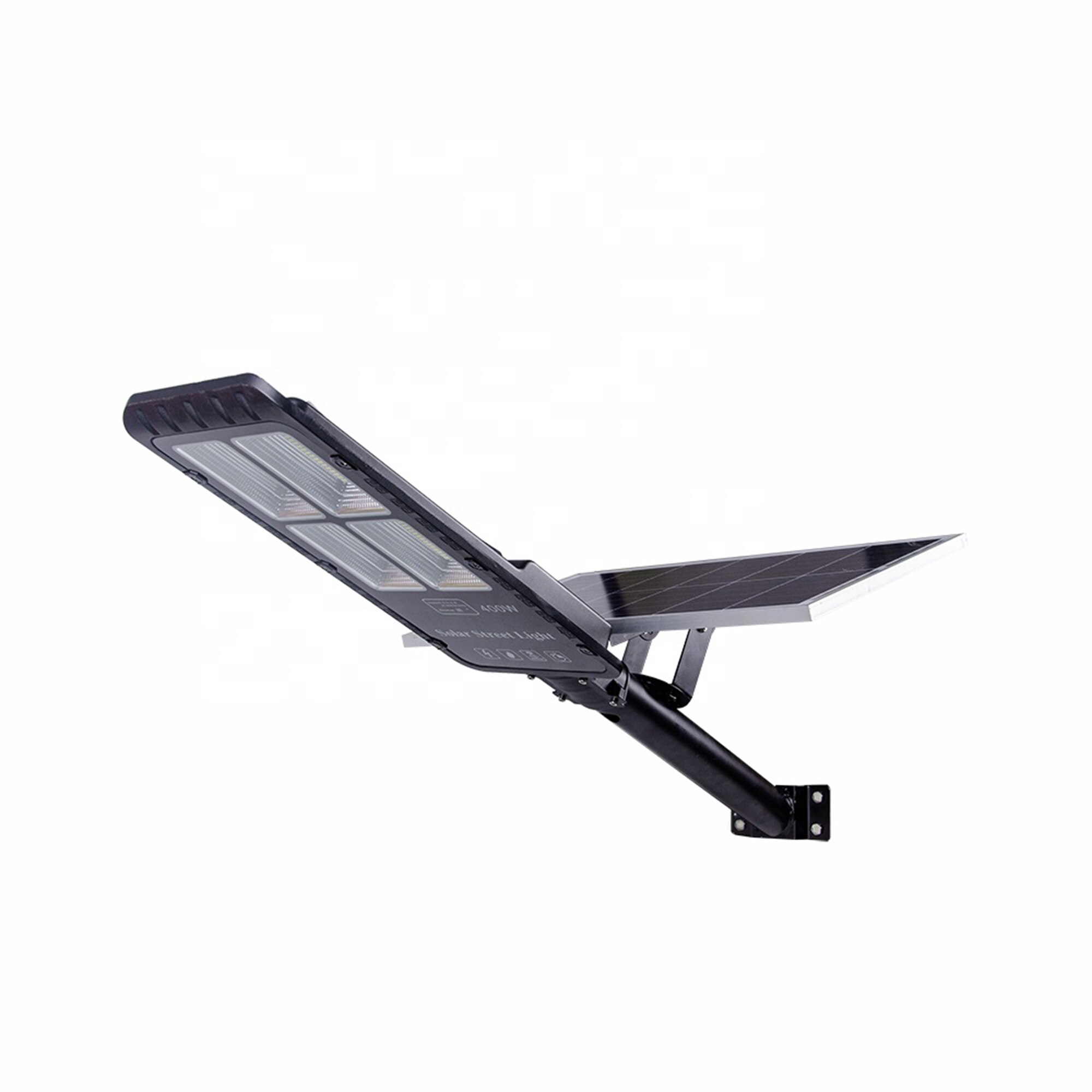 Lampa solara stradala Zolia™ de 400W, 864 LED SMD, cu senzor de miscare si lumina, panou solar 40W 67x45 cm,brat montare si telecomanda cu functii multiple