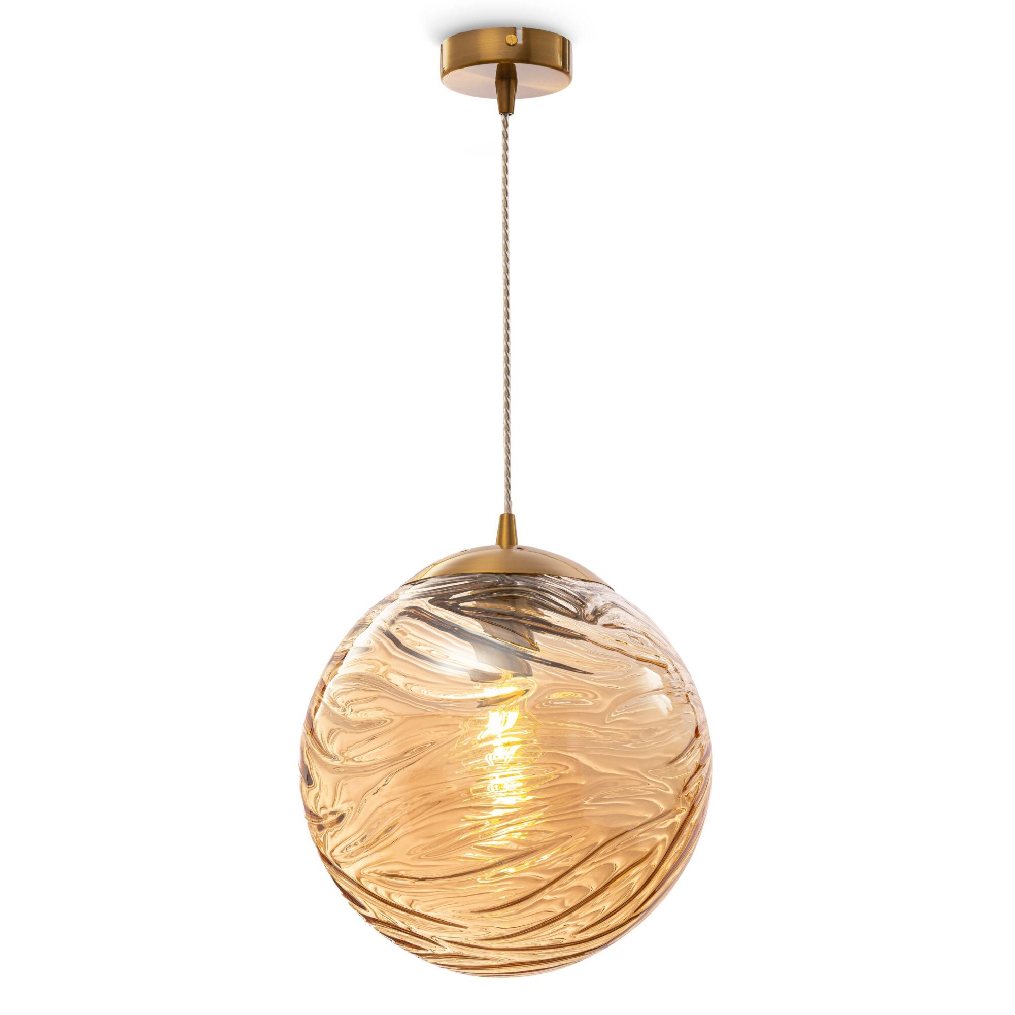 Pendul Maytoni Modern Dunas, Alama, 1 x E27 60W