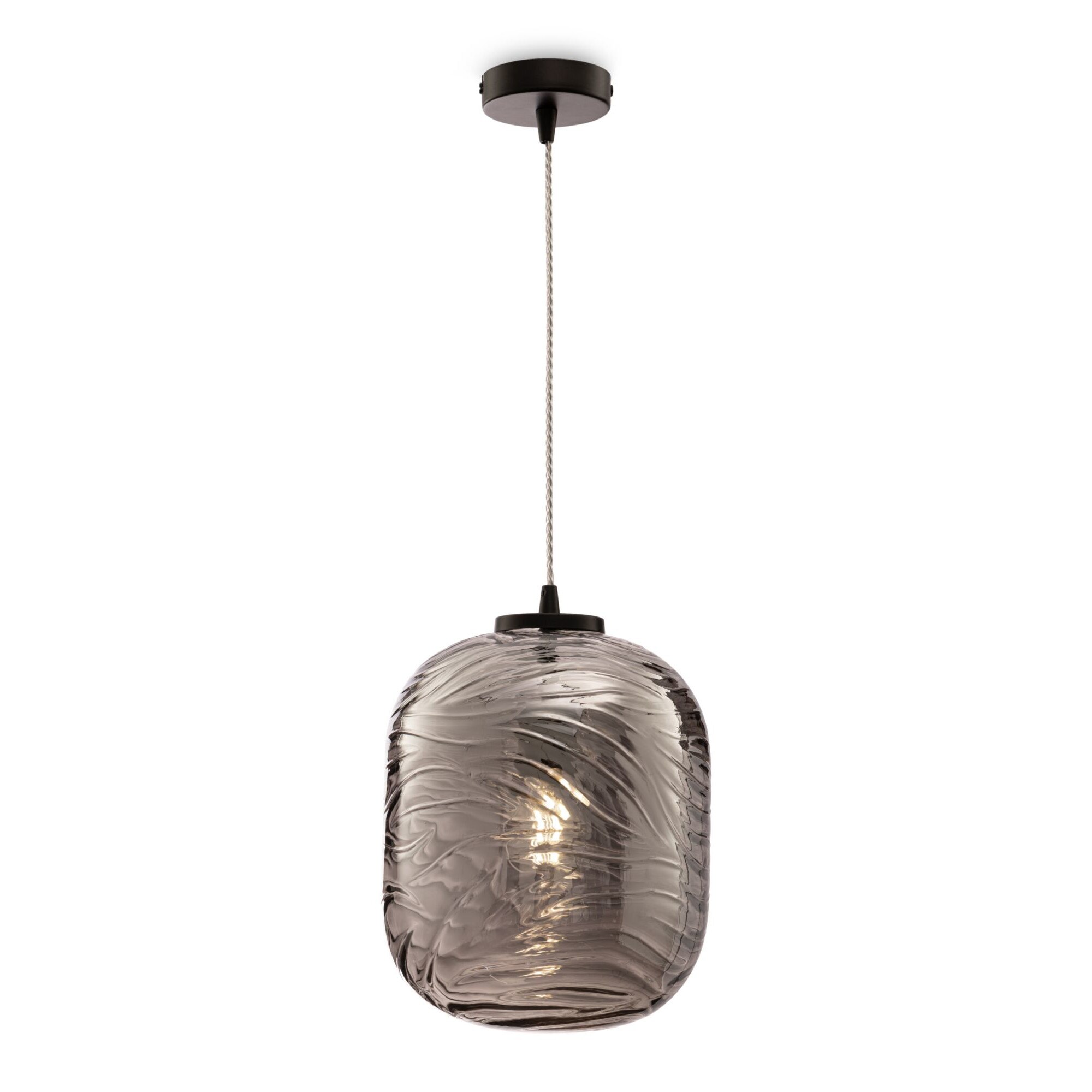 Pendul Maytoni Modern Dunas, Negru mat, 1 x E27 60W