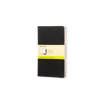 Set 3 caiete, Moleskine Cahier, Coperta carton, Negru, 130 x 210MM Set 3 caiete, Moleskine Cahier, Coperta carton, Negru, 130 x 210MM