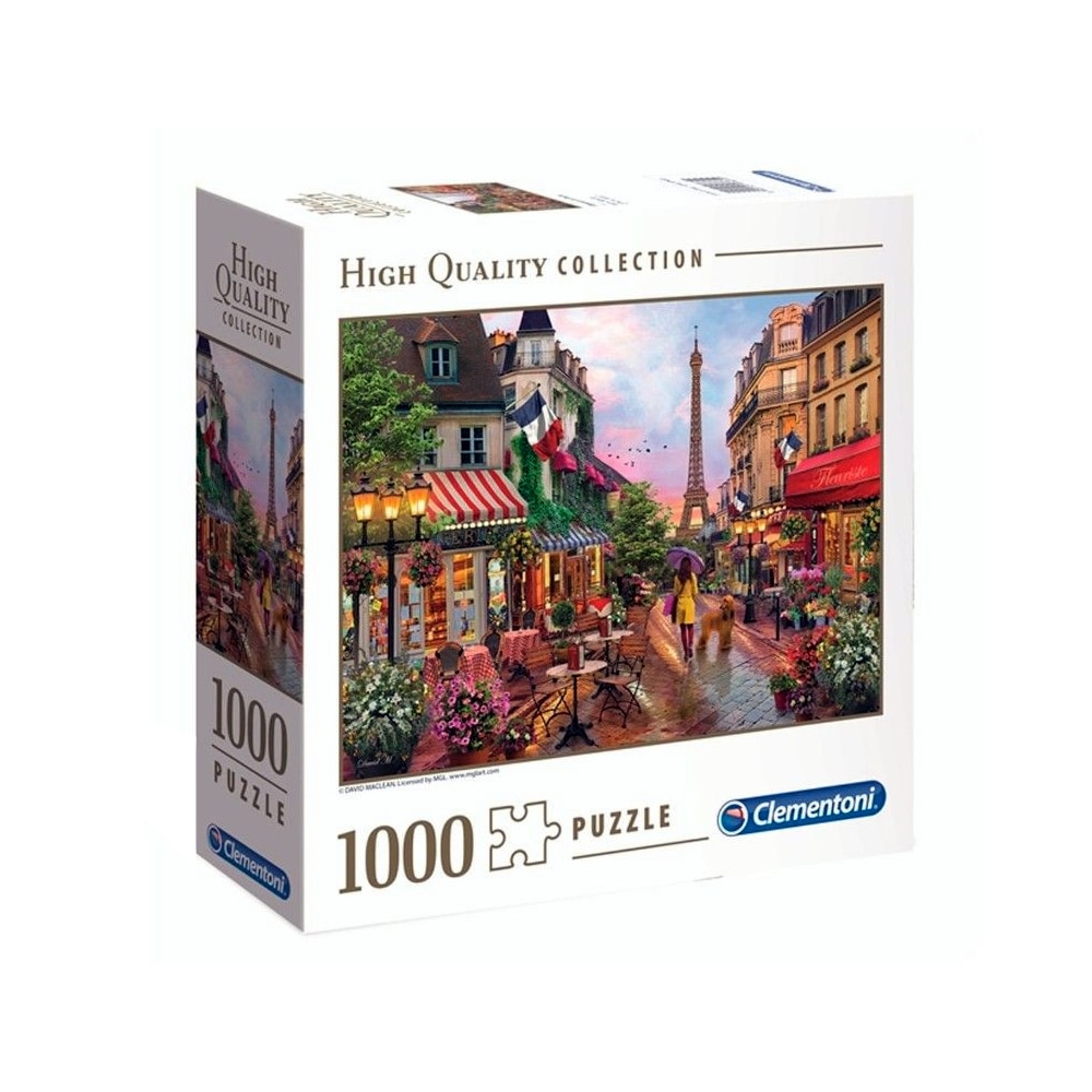 Puzzle Clementoni High Quality Collection - Flowers in Paris, 1000 piese