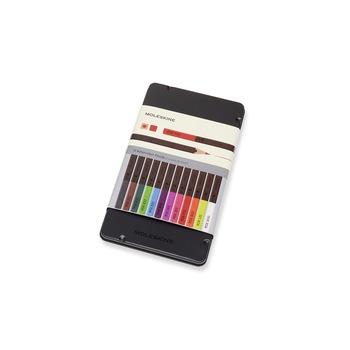 Creioane acuarela, Moleskine, Multicolor, 12 buc/set Creioane acuarela, Moleskine, Multicolor, 12 buc/set