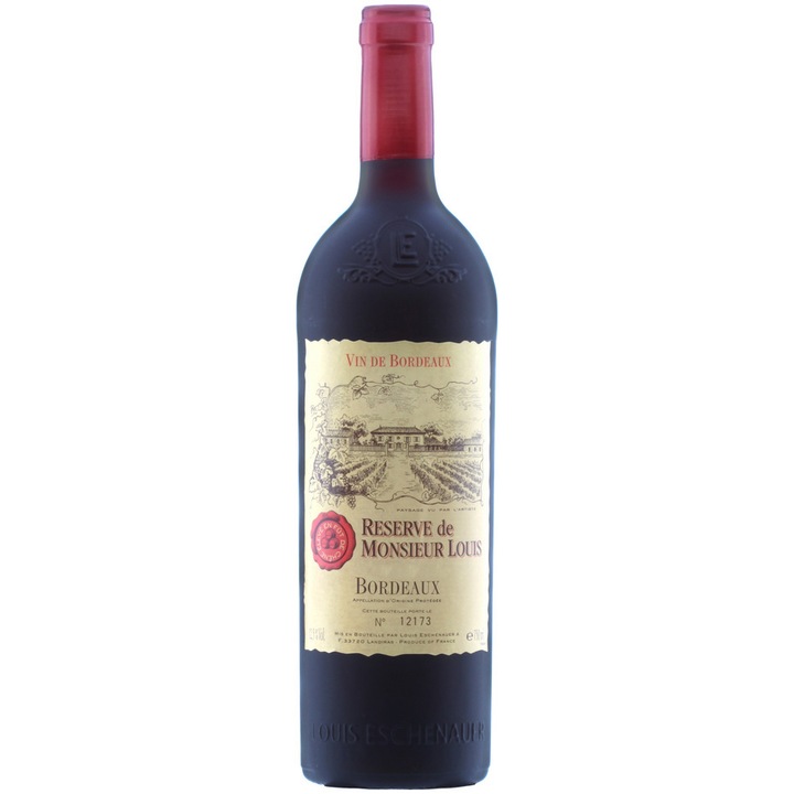 Vin Rosu Louis Eschenauer Monsieur Louis, Bordeaux Reserve, Sec, 0.75l