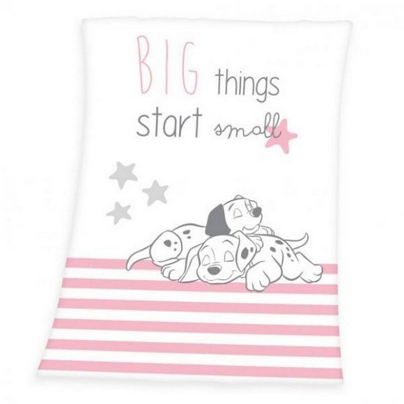 Patura fleece Herding pentru copii 101 Dalmatieni, multicolor, 75x100 cm
