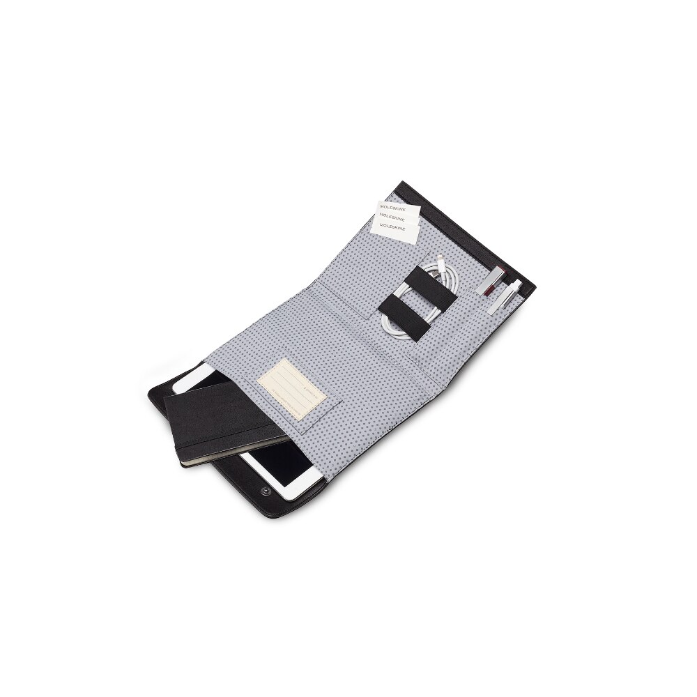 Servieta, Moleskine, Classic Digital Device Bag, Compatibil Ipad Mini, Poliuretan, Negru, 8 Inch