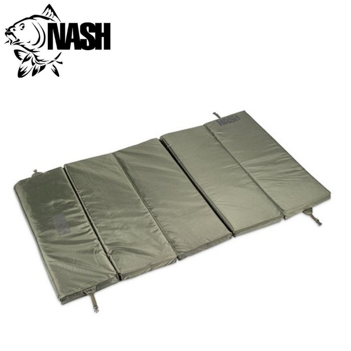 Accesoriu pescuit, covor NASH,Tackle 5 Fold Unhooking Mat, bej