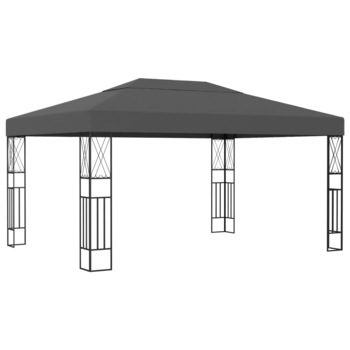 Pavilion, antracit, 3 x 4 m, material textil Pavilion, antracit, 3 x 4 m, material textil