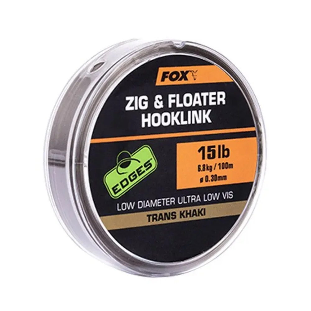 Accesorii pescuit, material prelungirea carligului, FOX Zig & Floater Hooklink Trans Khaki