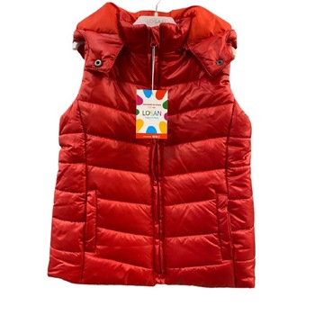 Vesta cu gluga,Losan,Fete,Rosie,8ani Vesta cu gluga,Losan,Fete,Rosie,8ani