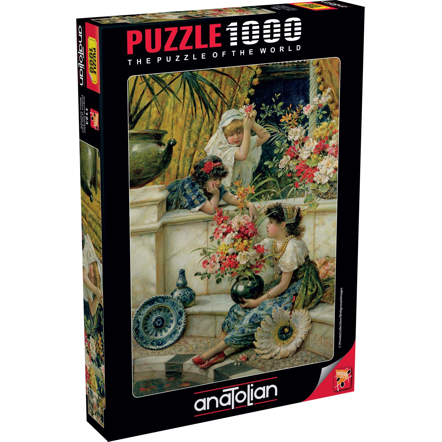 Puzzle flori orientale, Anatolian, 1000 de bucati