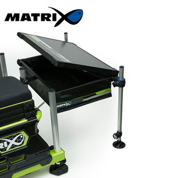 Tava laterala pliabila, negru-gri MATRIX, include 2 picioare Tava laterala pliabila, negru-gri MATRIX, include 2 picioare