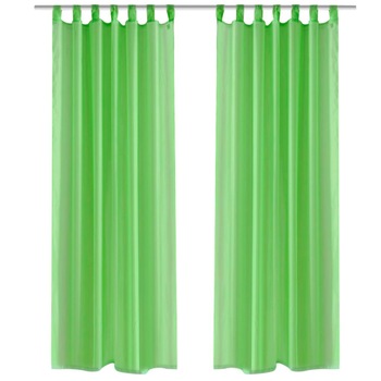 Perdea transparenta Culoare Mar verde 140 x 225 cm 2 buc Perdea transparenta Culoare Mar verde 140 x 225 cm 2 buc