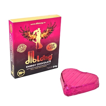 Afrodisiac ciocolata premium concentrat, DIBLONG ENERGY CHOCOLATE for LADY, pentru stimulare sexuala si orgasm intens femei, 24g