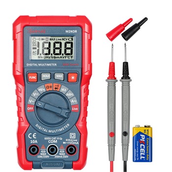 Multimetru digital AstroAI M2K0R, 2000 Counts, True RMS, asurare continuitate Multimetru digital AstroAI M2K0R, 2000 Counts, True RMS, asurare continuitate