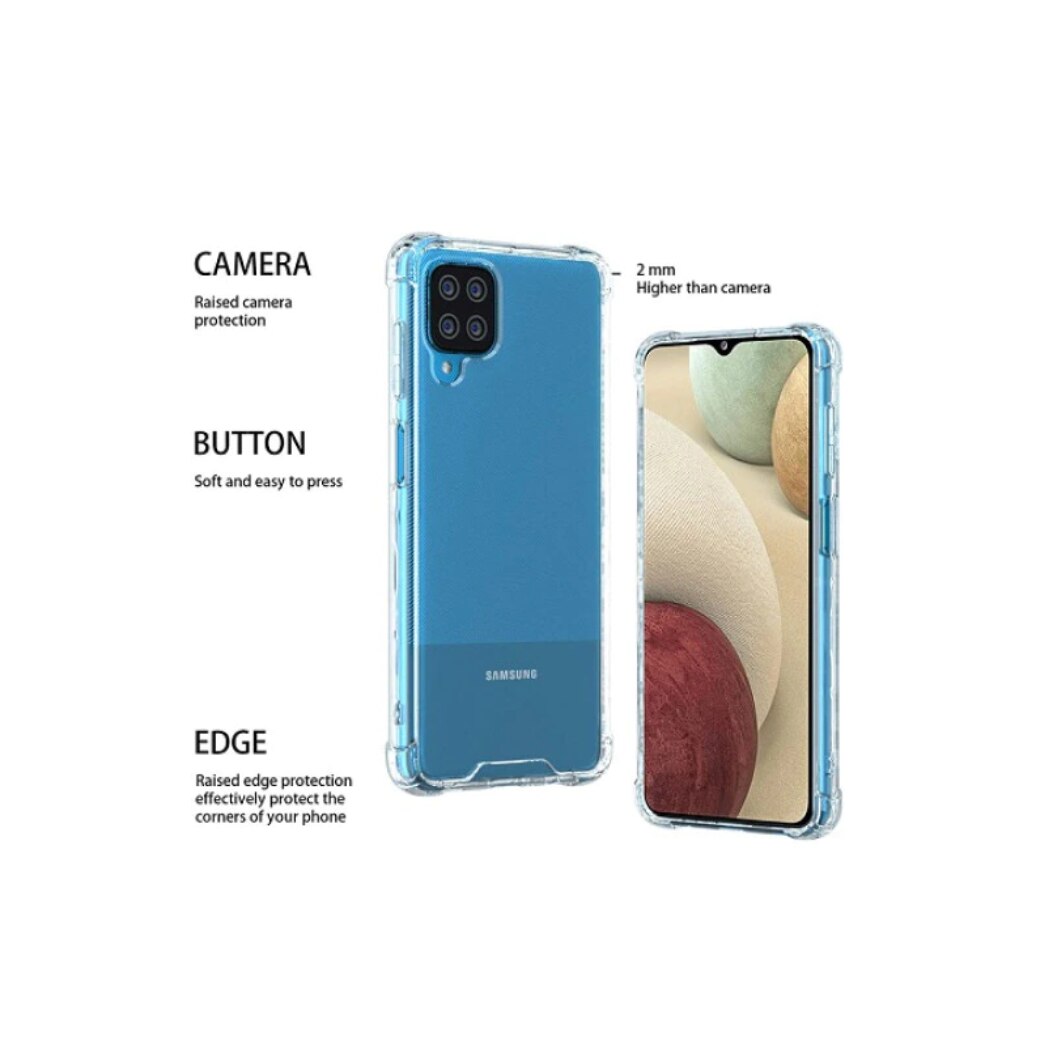 Husa silicon transparenta antisoc compatibila cu Samsung Galaxy A12