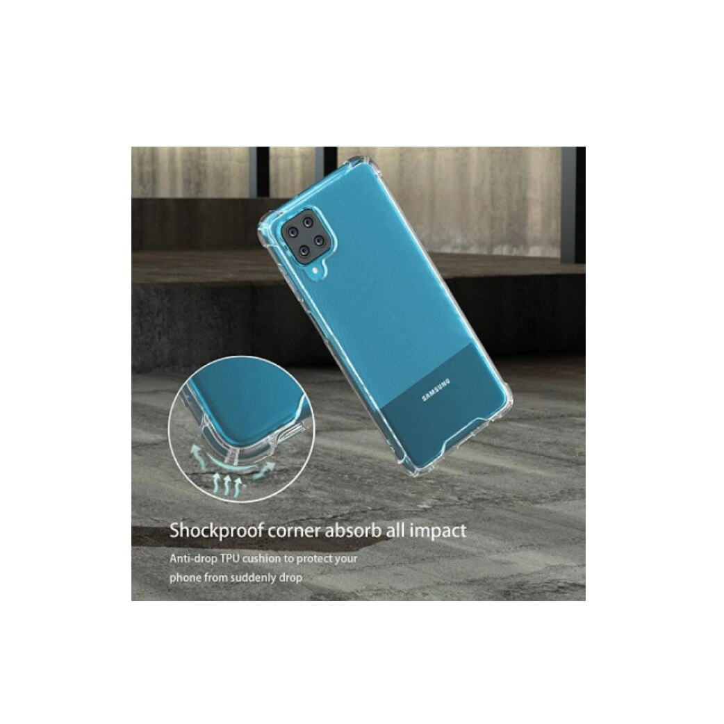 Husa silicon transparenta antisoc compatibila cu Samsung Galaxy A12