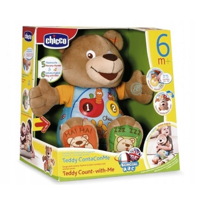Интерактивно мече, Chicco, LED, 3 x AA, Многоцветно