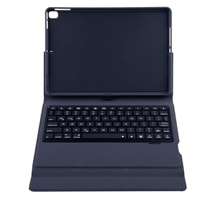 Tastatura bluetooth, Loomax, cu husa, pentru iPad Pro 10.2/10.5 inch fara touchpad, negru