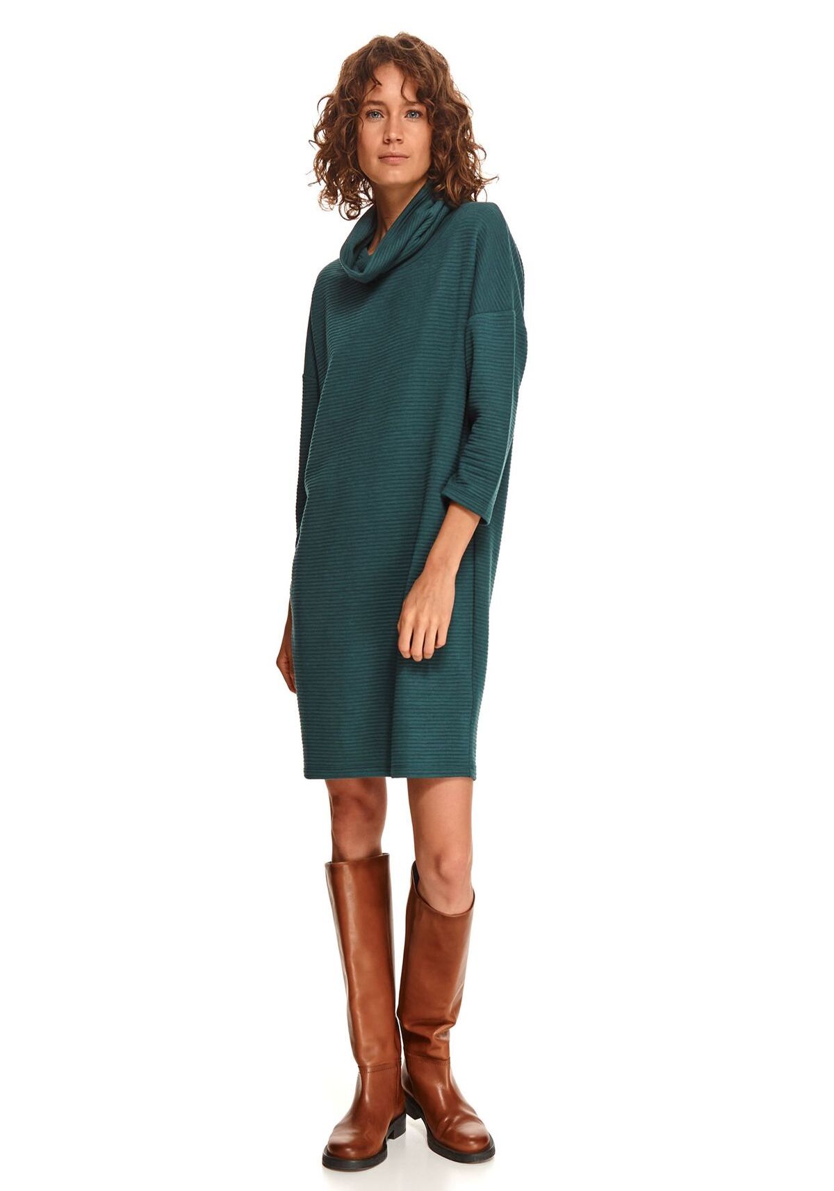 Rochie femei, TOP SECRET, SSU3438, Verde inchis