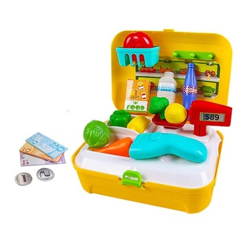 Set ghiozadan care se transforma in Supermarket cu legume, cantar si scanner, pentru copii , ATS Set ghiozadan care se transforma in Supermarket cu legume, cantar si scanner, pentru copii , ATS