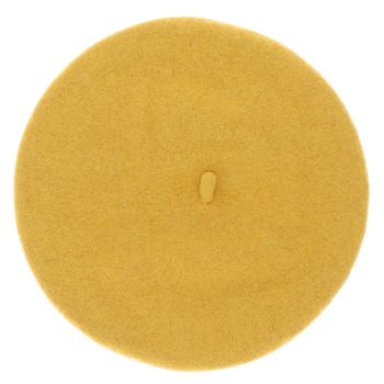 Bereta de dama, 90% lana 10% acrylic, Galben mustar cu snur reglabil - BSC323 Bereta de dama, 90% lana 10% acrylic, Galben mustar cu snur reglabil - BSC323