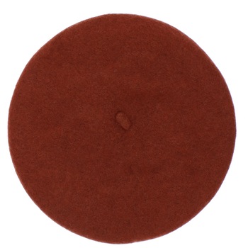 Bereta de dama, 90% lana 10% acrylic, Caramiziu cu snur reglabil - BSC322 Bereta de dama, 90% lana 10% acrylic, Caramiziu cu snur reglabil - BSC322