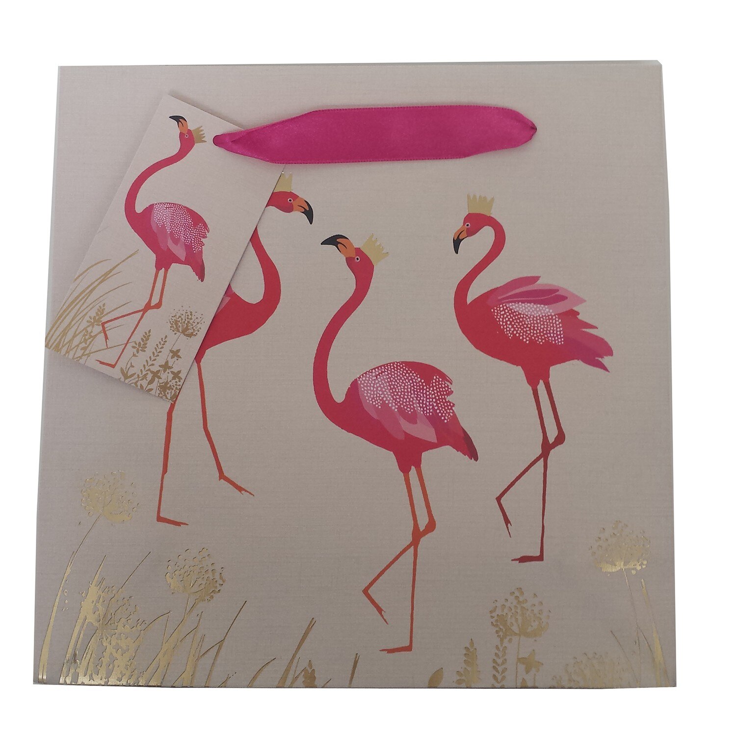 Punga medie pentru cadou - Sara Miller Flamingo