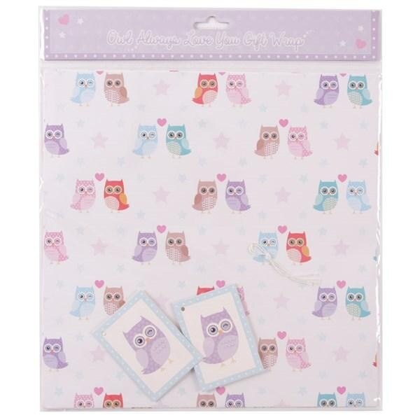 Hartie de impachetat - Love Owls