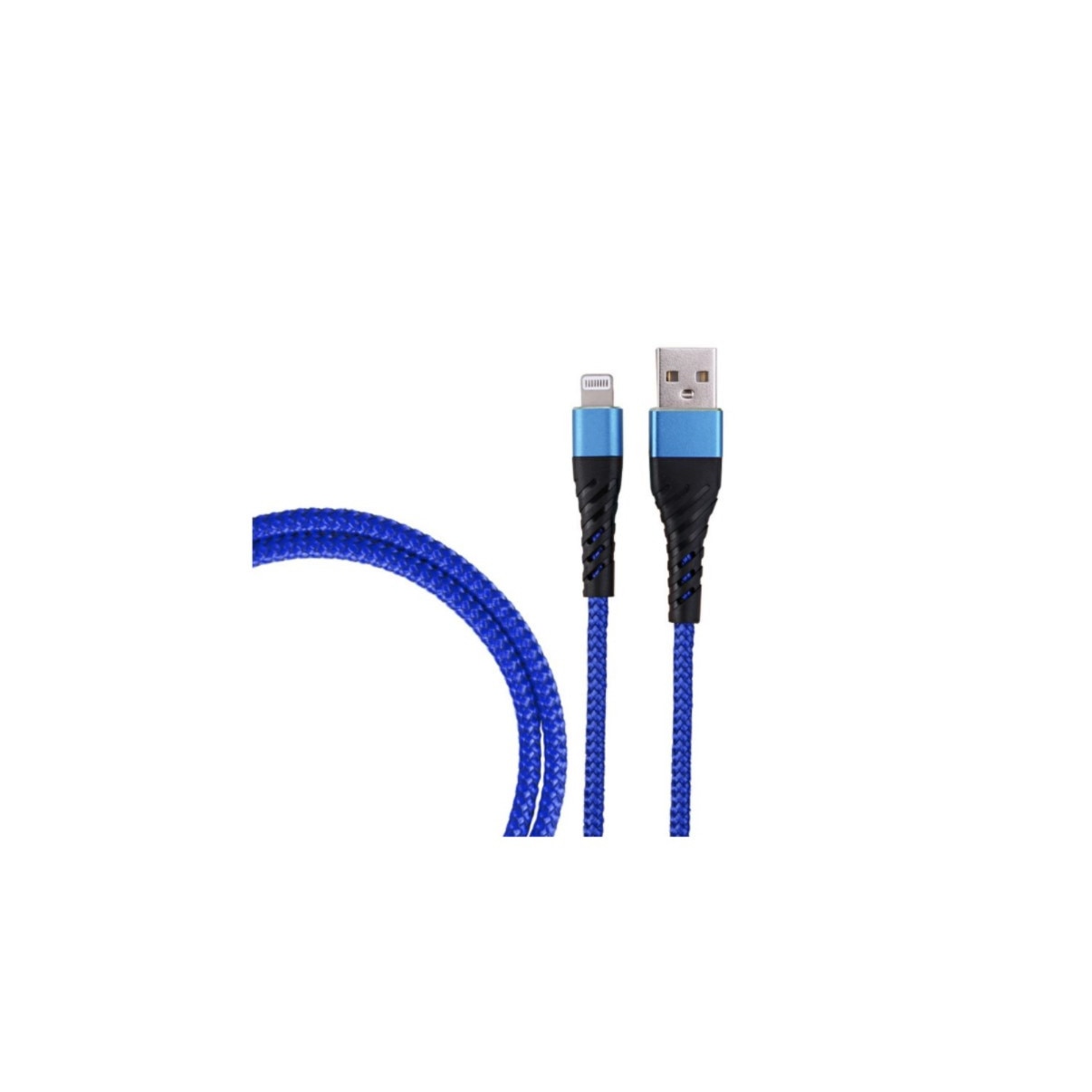 Cablu de incarcare USB la Lightning, lungime 1M, Albastru