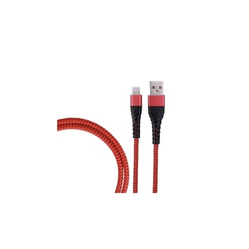 Cablu de incarcare USB la Lightning, lungime 1M, Rosu Cablu de incarcare USB la Lightning, lungime 1M, Rosu