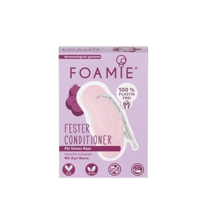Balsam solid pentru par Foamie You're Adorabowl, Par Fin, 80gr
