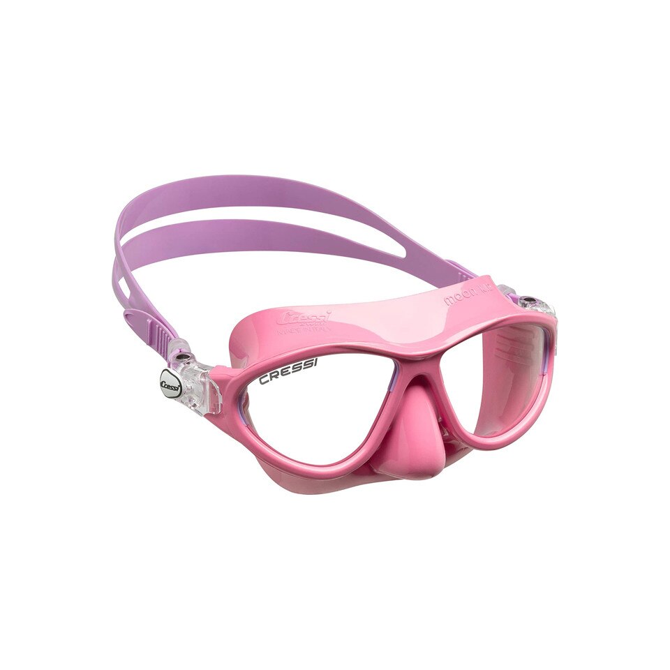 Ochelari inot copii 'Moon Kid Colorama' Cressi, roz/mov, M 7-15 ani