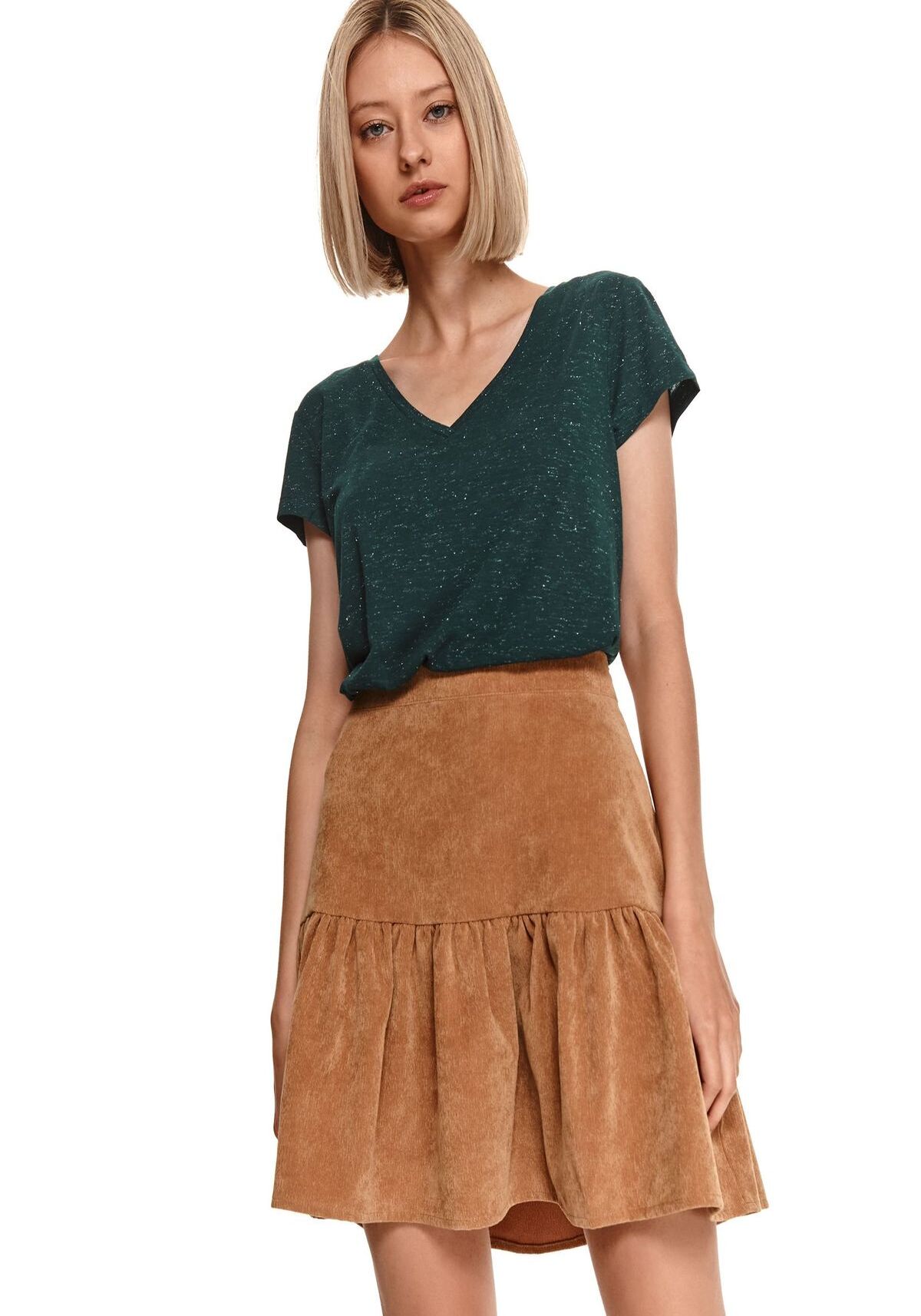 Tricou pentru femei, TOP SECRET, SPO5292, Multicolor