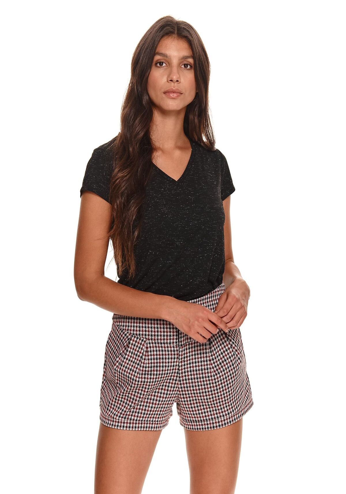 Tricou pentru femei, TOP SECRET, SPO5291, Negru