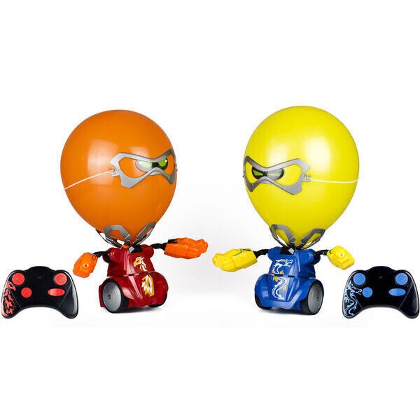 Set 2 roboti luptatori Silverlit cu capete Balon