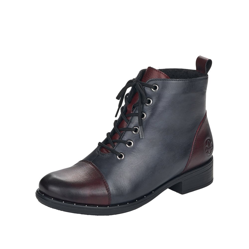 Botine dama casual, piele naturala, 77816-35 14391, Multicolor