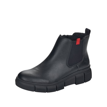 Botine casual imblanite X3450-00 14101, Negru Botine casual imblanite X3450-00 14101, Negru