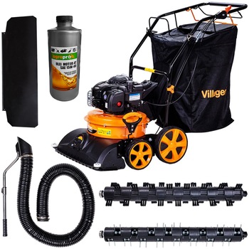 Suflanta aspirator de gradina Villager VPTC 8520, motor 2.8 CP, 140 cmc, flux evacuare 43 m/s, disc curatare, perie curatare, furtun evacuare, 1l ulei AgroPro Suflanta aspirator de gradina Villager VPTC 8520, motor 2.8 CP, 140 cmc, flux evacuare 43 m/s, disc curatare, perie curatare, furtun evacuare, 1l ulei AgroPro