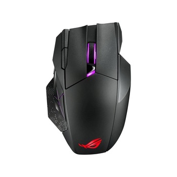 Mouse wireless si cu fir gaming ASUS ROG Spatha X negru Mouse wireless si cu fir gaming ASUS ROG Spatha X negru