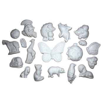 Set figurine, Galindo, De pictat si colorat, Animale, Ipsos, + 4 ani, 19 buc Set figurine, Galindo, De pictat si colorat, Animale, Ipsos, + 4 ani, 19 buc