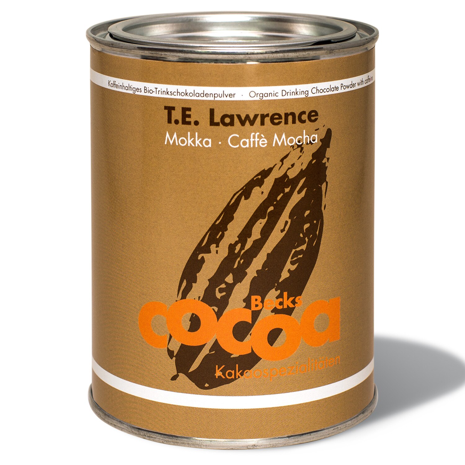 Ciocolata calda Becks Cocoa T.E. Lawrence, Organic, 250 g