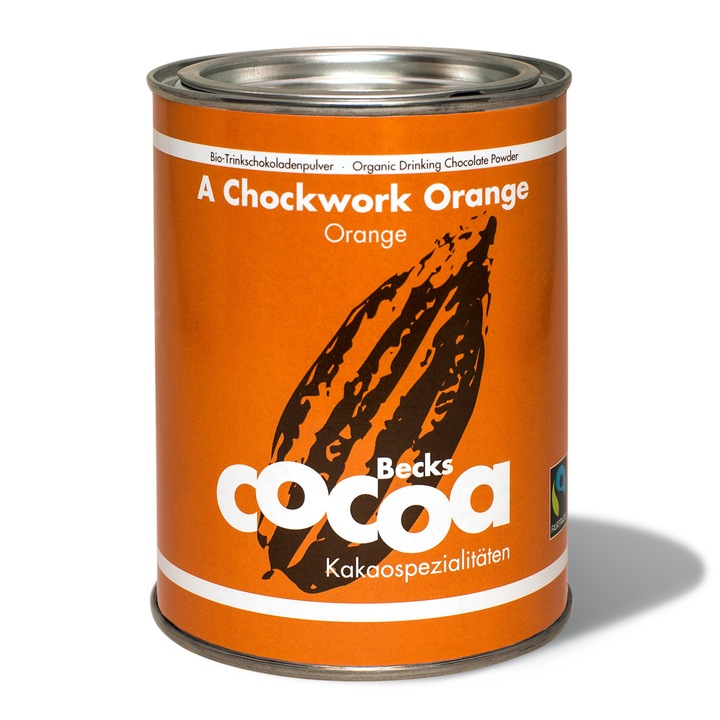 Becks Cocoa Bio forrócsokoládé, Narancsos, 250g