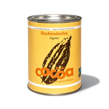 Ciocolata calda Becks Cocoa Dschindscha, Organic, 250 g Ciocolata calda Becks Cocoa Dschindscha, Organic, 250 g