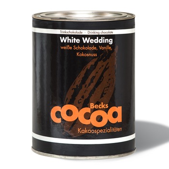Ciocolata calda Becks Cocoa White Wedding, 250 g Ciocolata calda Becks Cocoa White Wedding, 250 g